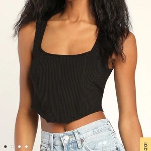 Lulus corset tank